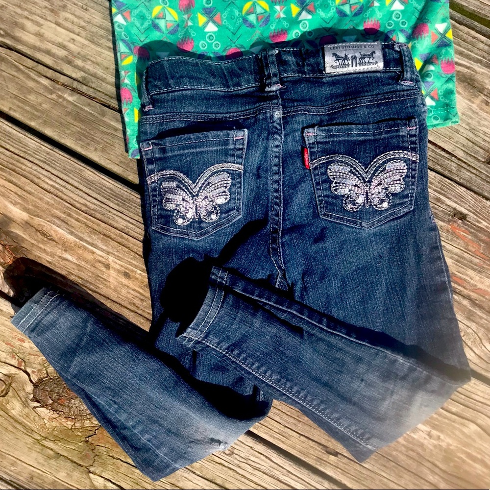 Levi’s denim legging, Girl’s 4